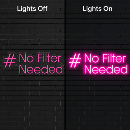 No Filter Needed LED Neon Sign - Shineneon