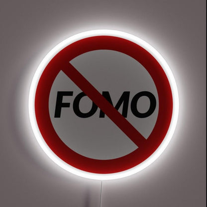 No Fomo Rgb Led Neon Sign - Shineneon