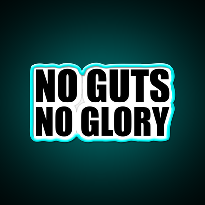 No Guts No Glory Gym Gym Fitness Led Neon Sign Rgb Color
