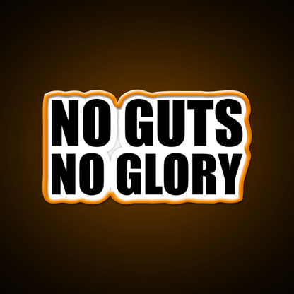 No Guts No Glory Gym Gym Fitness Led Neon Sign Rgb Color
