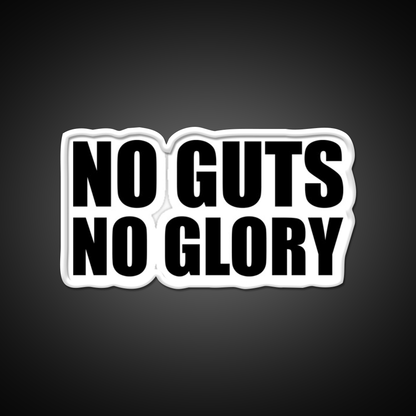 No Guts No Glory Gym Gym Fitness Led Neon Sign Rgb Color