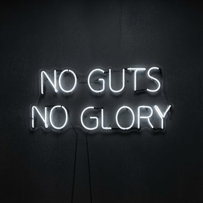 No Guts No Glory LED Neon Sign - 02 High-Converting Product Image