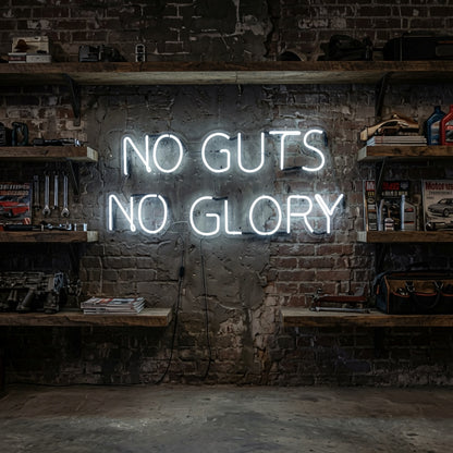 No Guts No Glory LED Neon Sign - 03 Real Lifestyle Scene