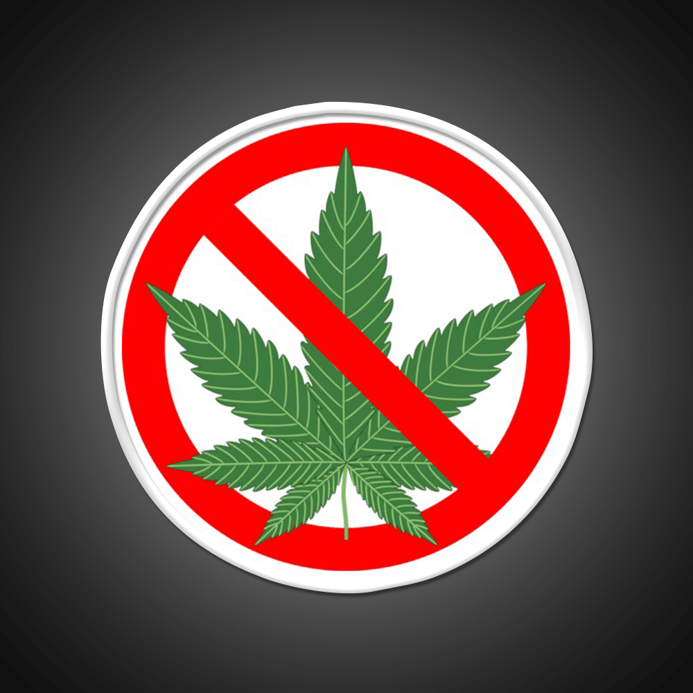 No Hemp Inspired Green Leaf Led Neon Sign Rgb Color - Shineneon