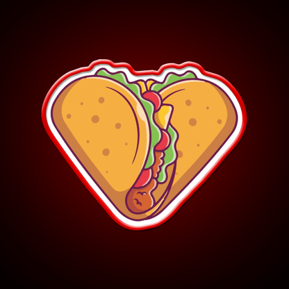No Love No Taco Led Neon Sign Mexican Food Sign Rgb Color - Shineneon