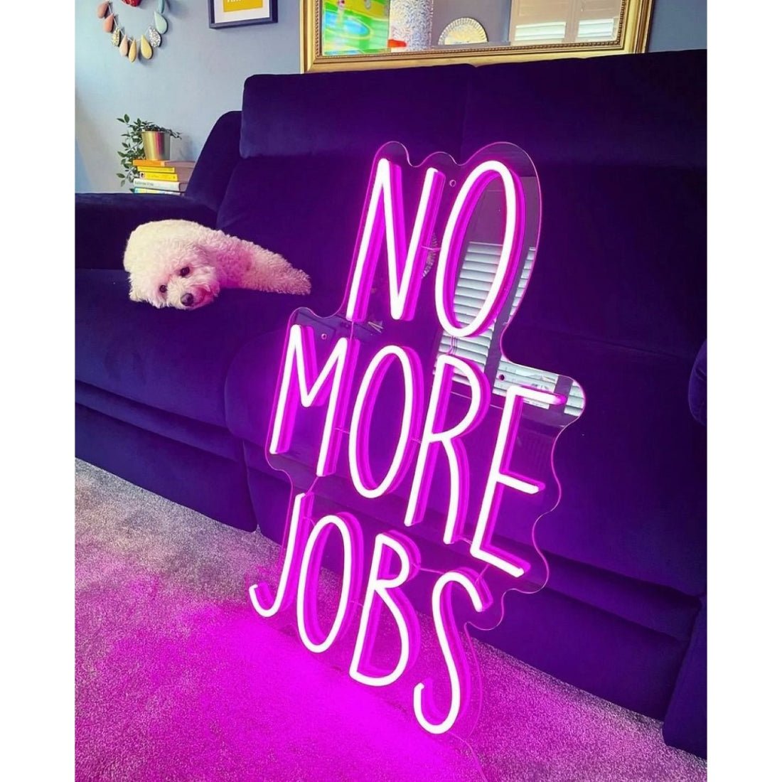 No More Jobs Led Sign Business Neon Sign - Shineneon