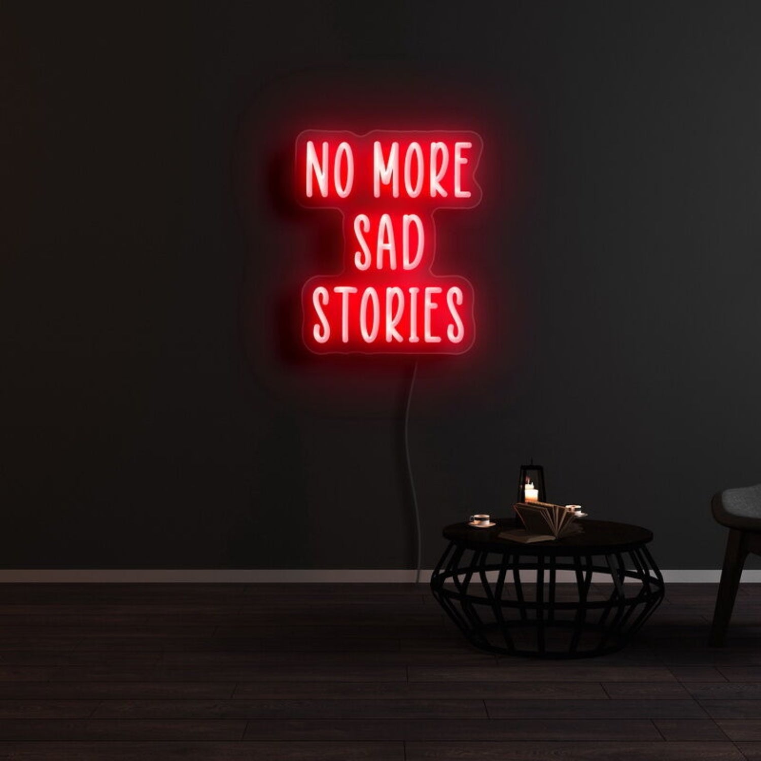 No More Sad Stories Led Neon Sign | Shineneon