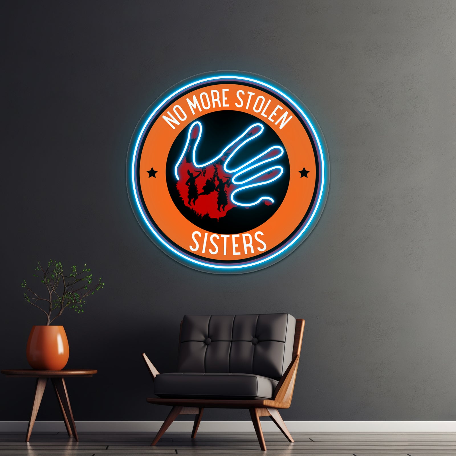 No More Stolen Sisters Wall Artwork Neon Signs | Shineneon