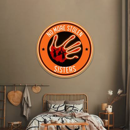 No More Stolen Sisters Wall Artwork Neon Signs