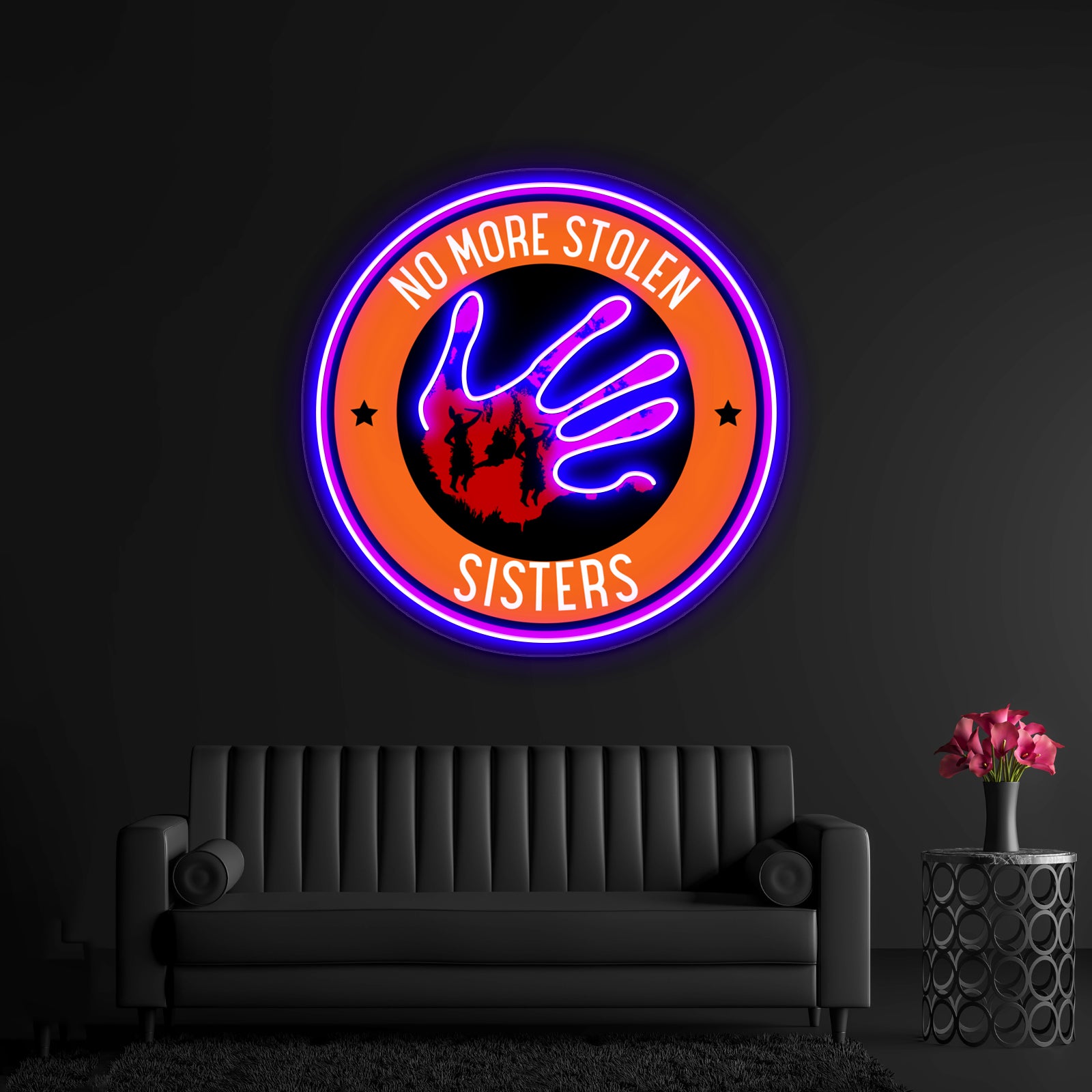 No More Stolen Sisters Wall Artwork Neon Signs | Shineneon