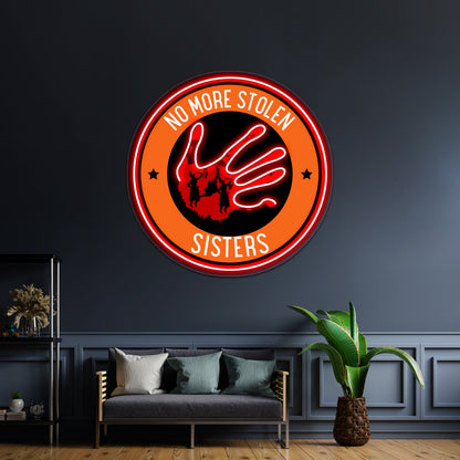 No More Stolen Sisters Wall Artwork Neon Signs