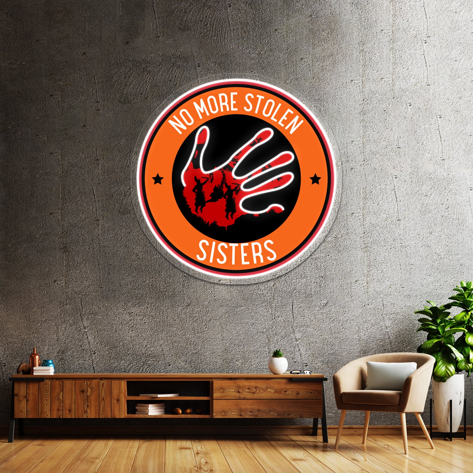 No More Stolen Sisters Wall Artwork Neon Signs | Shineneon