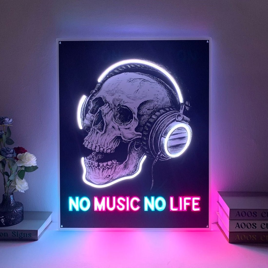 No Music No Life Led Sign Business Neon Sign - Shineneon