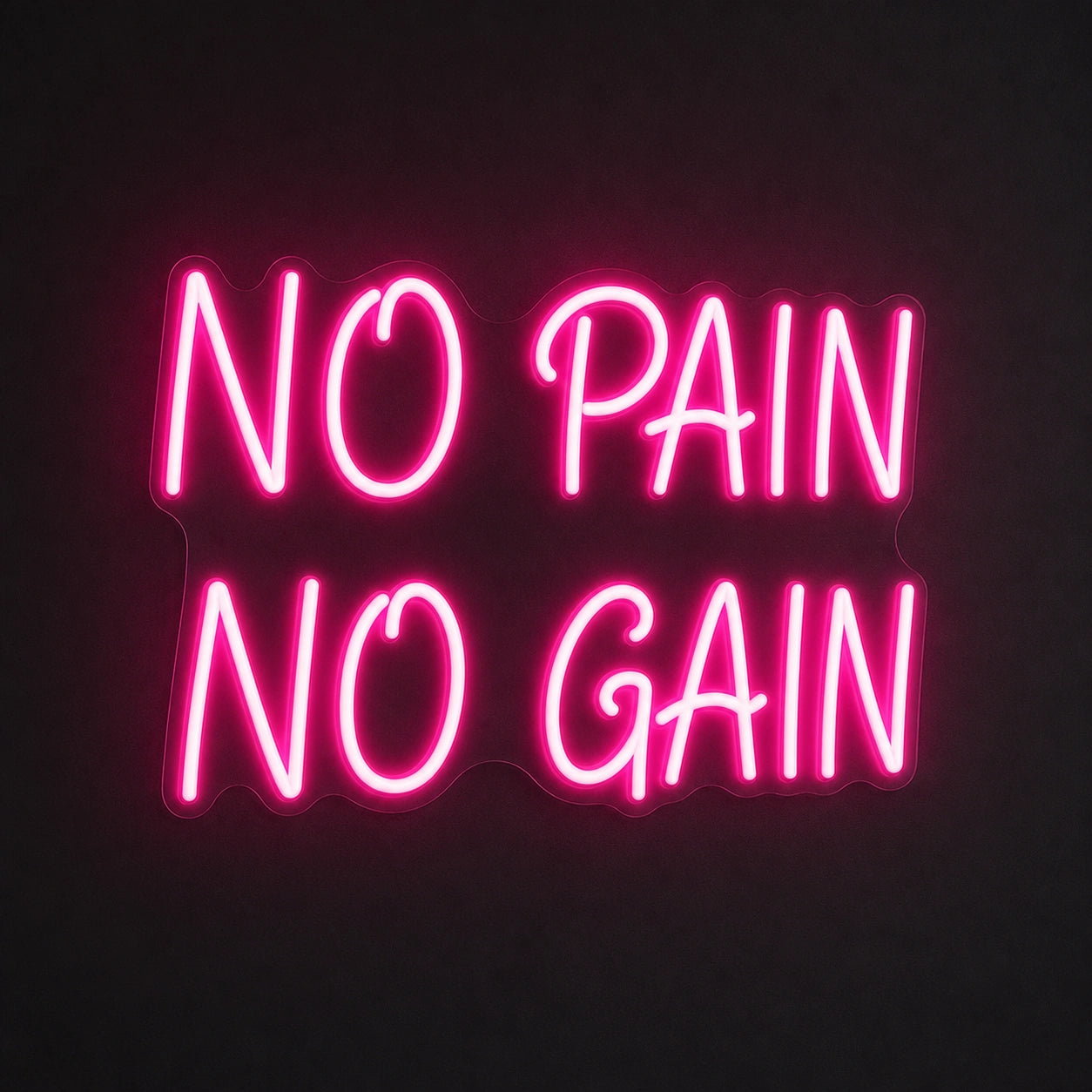 No Pain Gain LED Neon Sign Garage Man Cave Neon Sign main product image