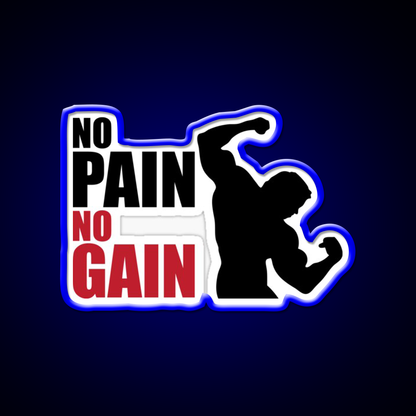 No Pain No Gain Gym Fitness Led Neon Sign Rgb Color