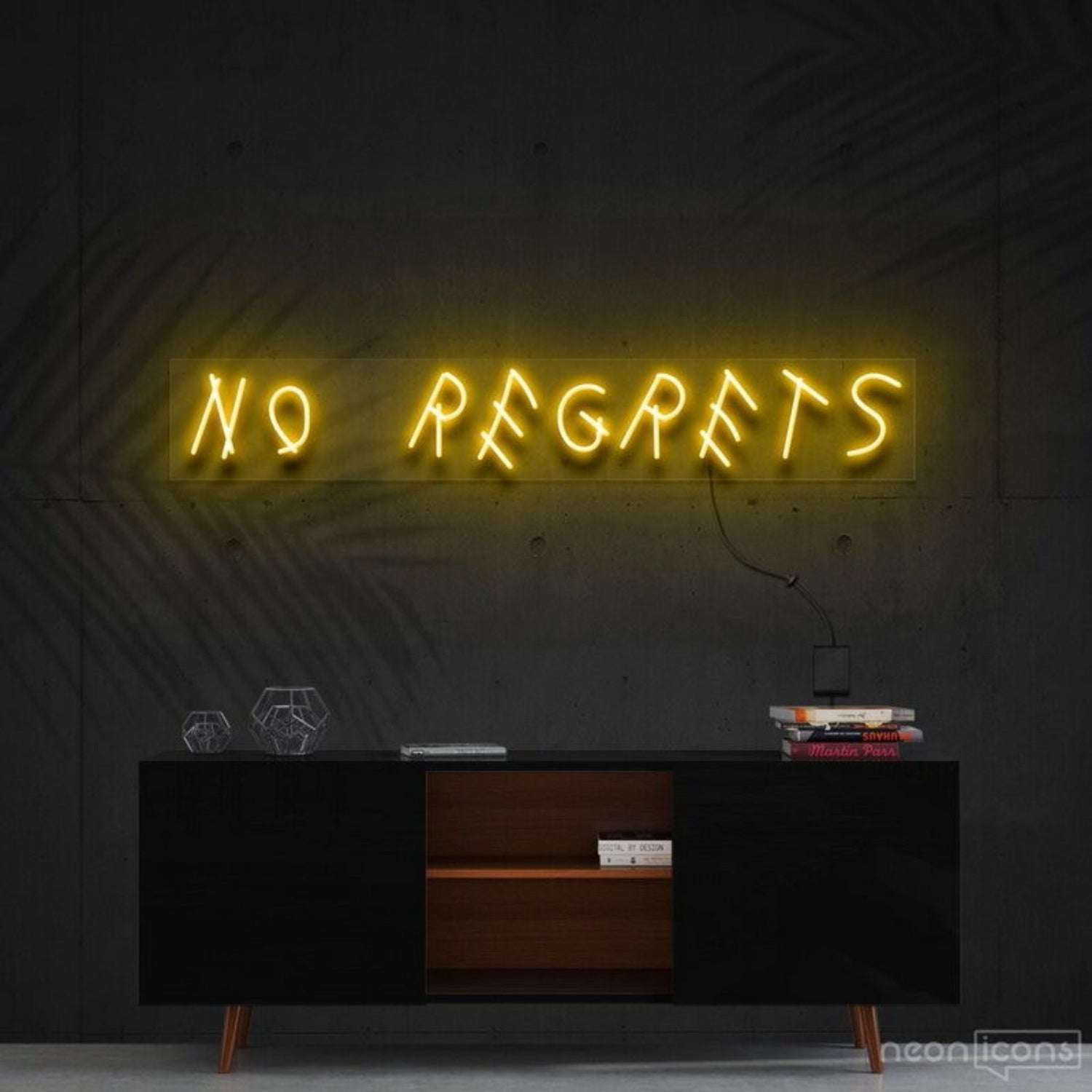 No Regrets Led Neon Sign For Motivational Spaces | Shineneon