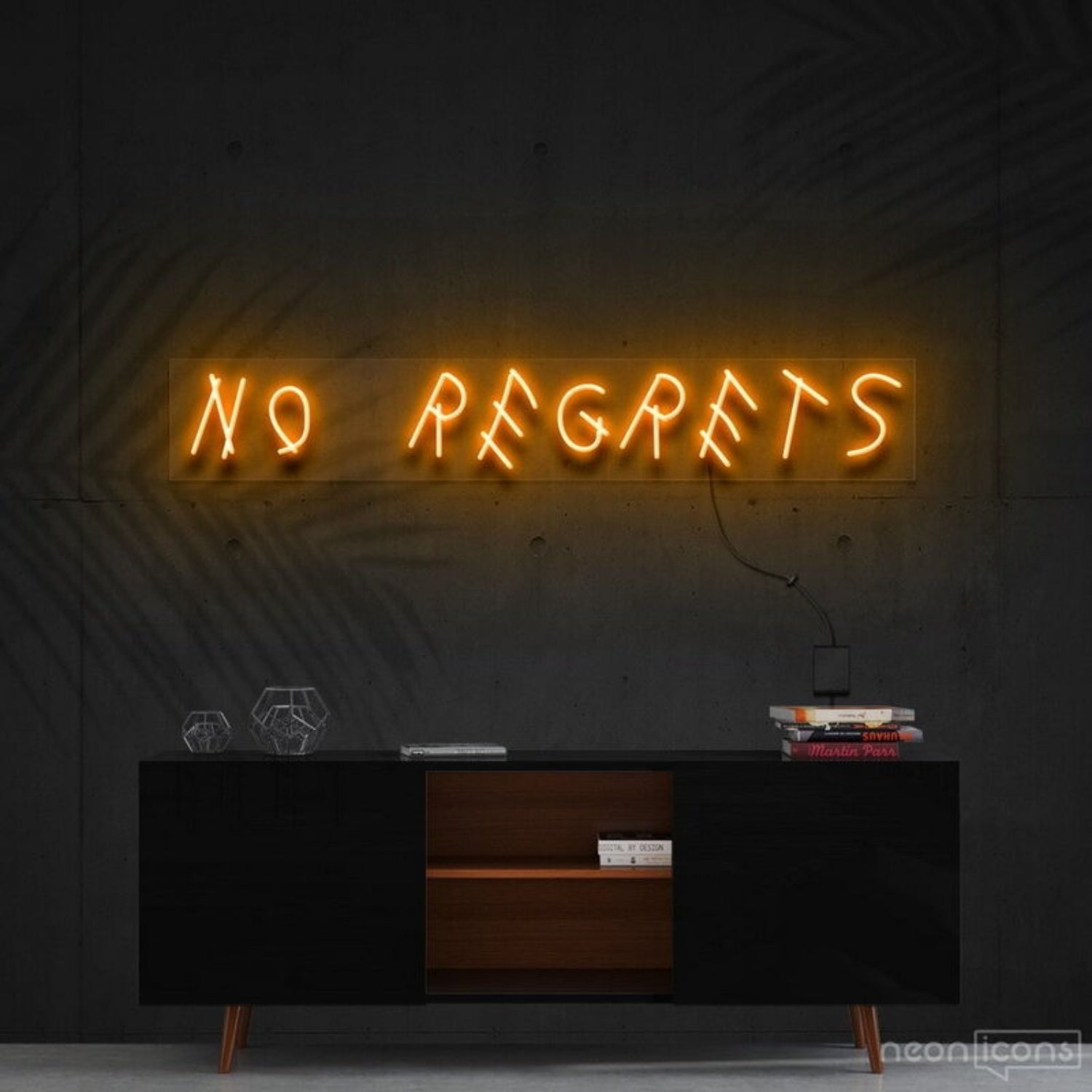 No Regrets Led Neon Sign For Motivational Spaces | Shineneon