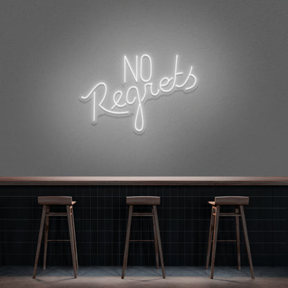 No Regrets Neon Sign | Shineneon