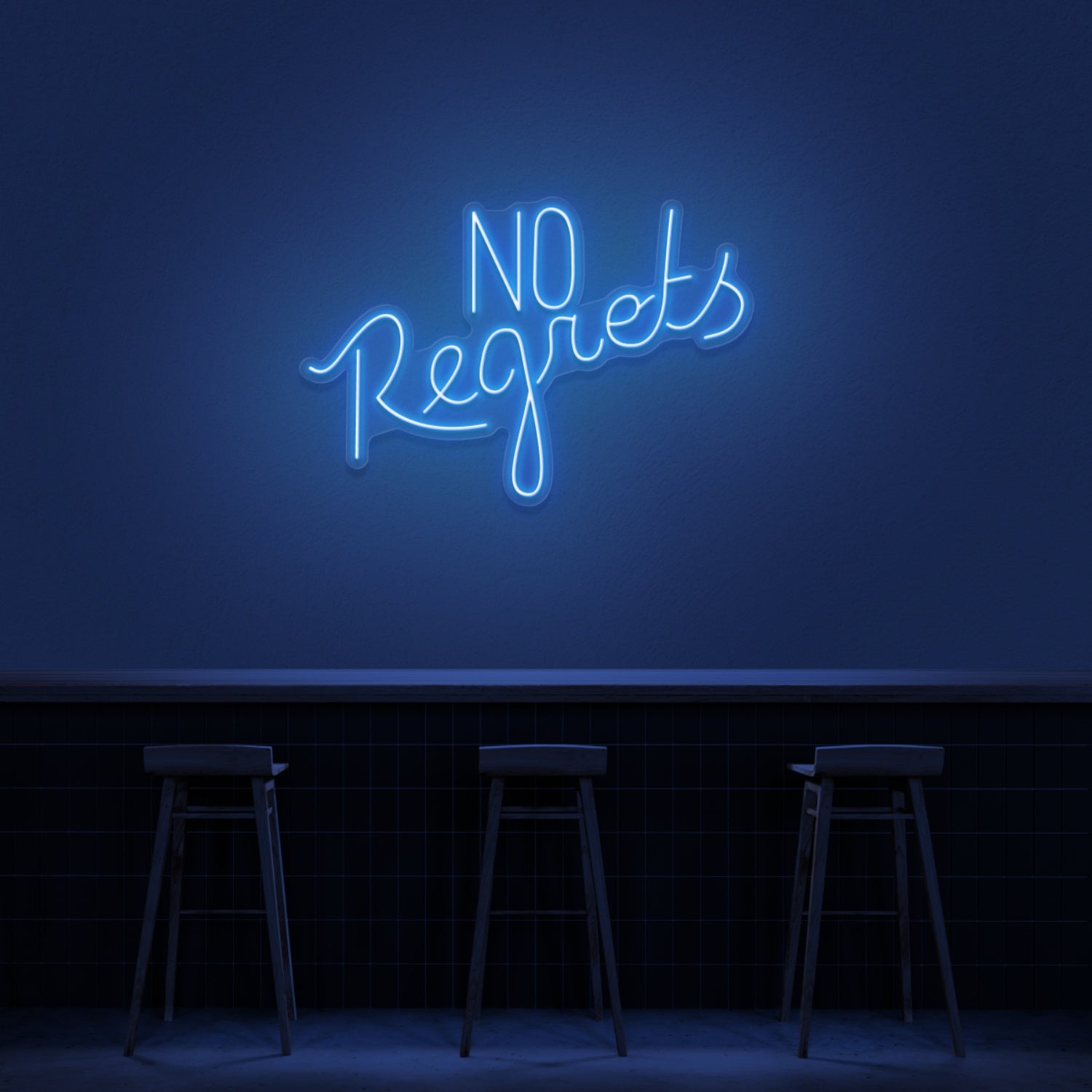 No Regrets Neon Sign | Shineneon