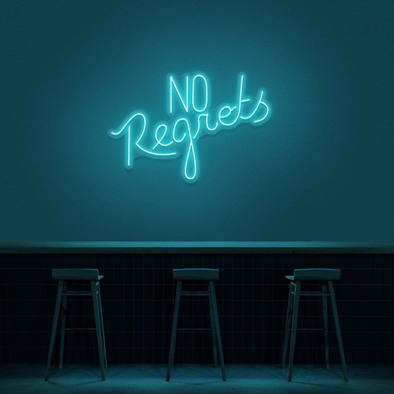No Regrets Neon Sign | Shineneon