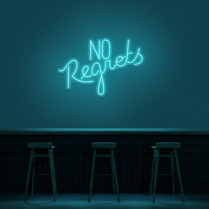 No Regrets Neon Sign | Shineneon