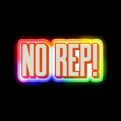 No Rep Gym Fitness Led Neon Sign Rgb Color