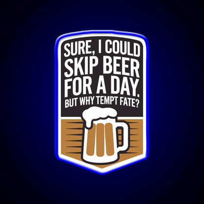 No Skip Beer Club Man Cave Bar Led Neon Sign Rgb Color