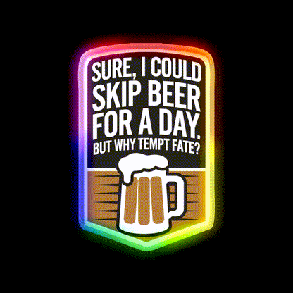 No Skip Beer Club Man Cave Bar Led Neon Sign Rgb Color