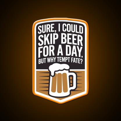 No Skip Beer Club Man Cave Bar Led Neon Sign Rgb Color