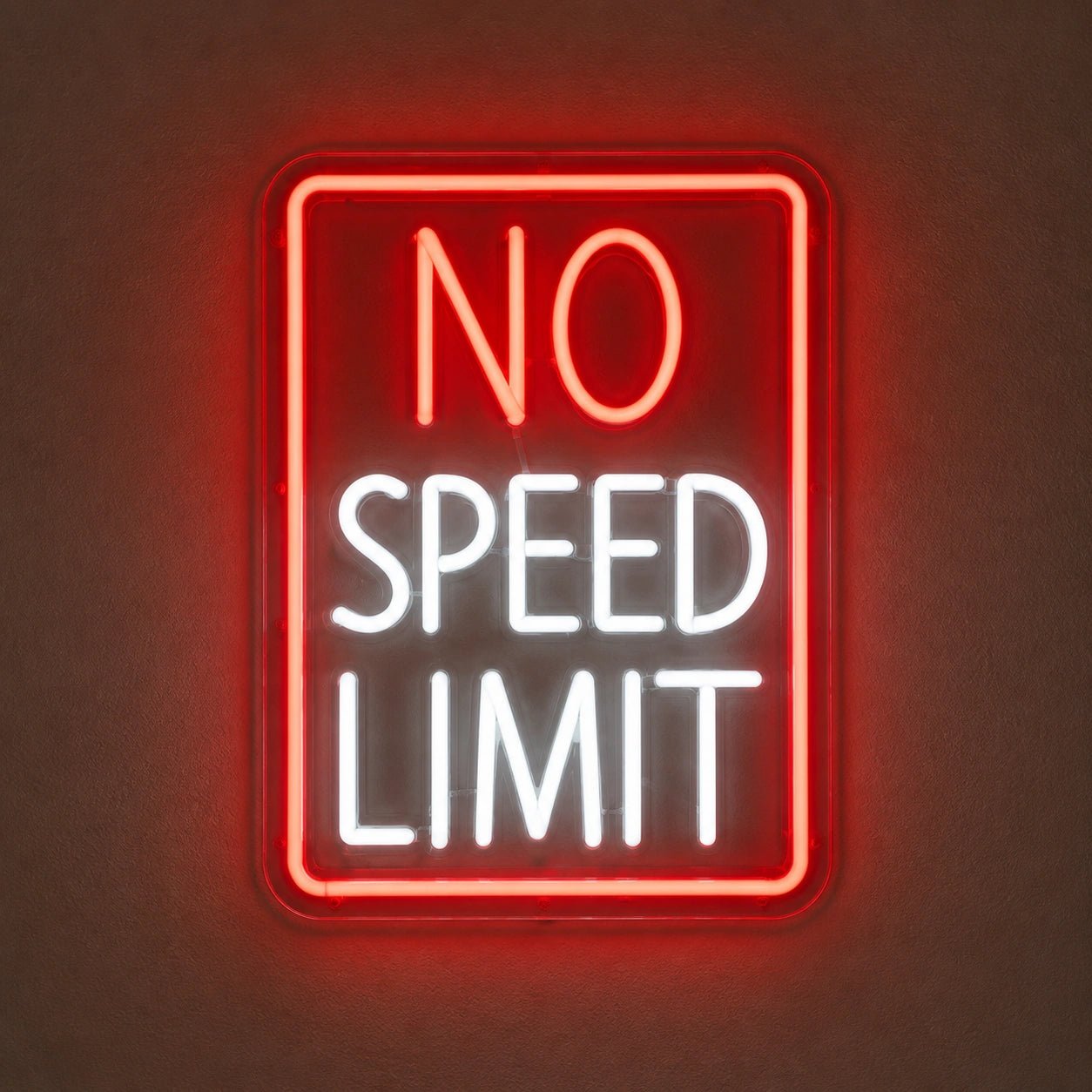 No Speed Limit Garage Vintage LED Neon Sign - Shineneon