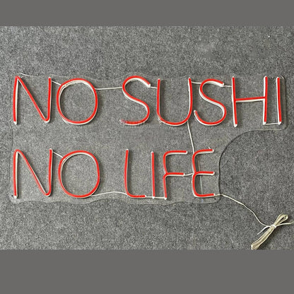 No Sushi No Life Led Neon Sign Restaurant Led Neon Sign | Shineneon
