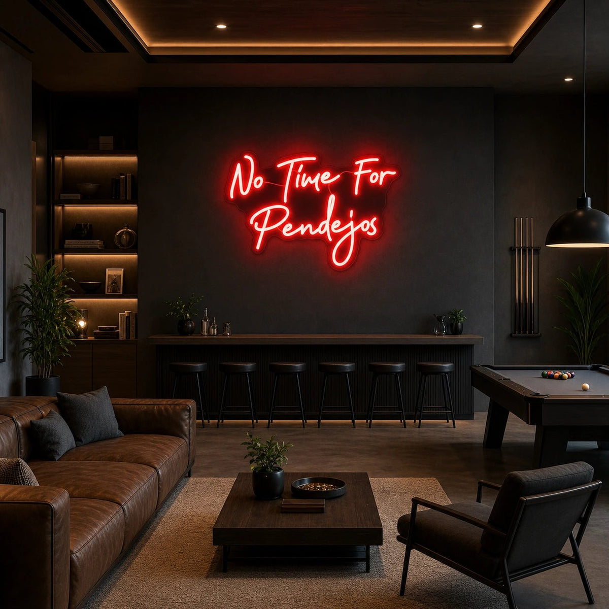 No Time For Pedigos LED Neon Sign Garage Man Cave Neon Sign - Shineneon
