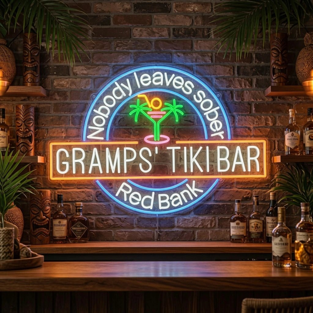 Nobody Leaves Seed Gramps'tikibar Bank LED Neon Sign - Shineneon