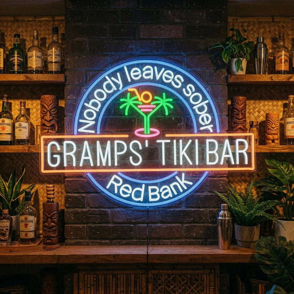 Nobody Leaves Seed Gramps'tikibar Bank LED Neon Sign - Shineneon
