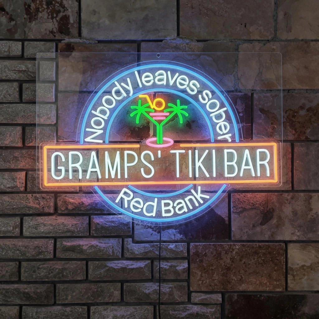 Nobody Leaves Seed Gramps'tikibar Bank LED Neon Sign - Shineneon