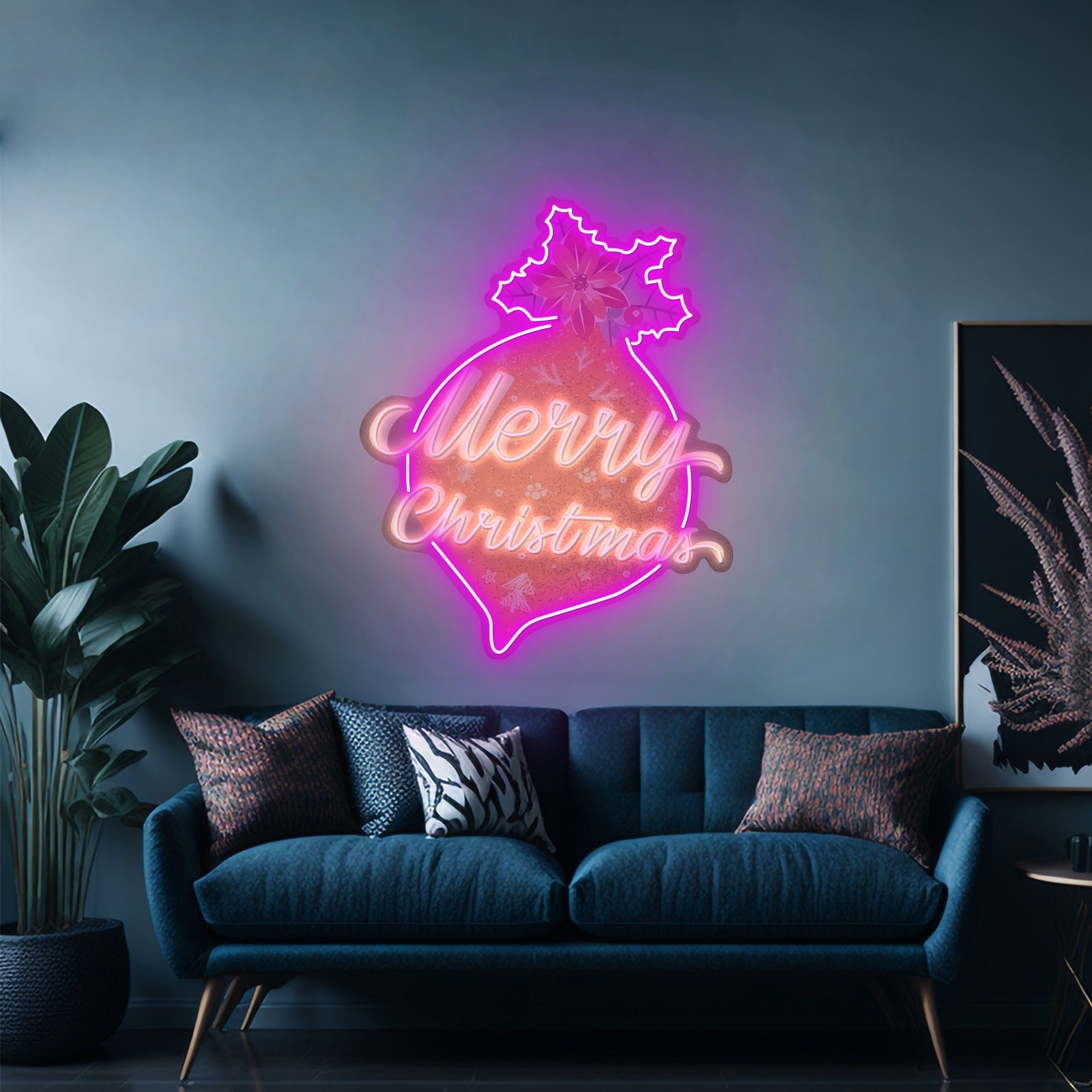 Noel Bauble Christmas Led Neon Acrylic Artwork For Sale - Shineneon