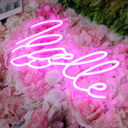 Noelle Pink Led Neon Sign - Shineneon