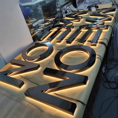 Noema 3D Backlit Channel Letters Led Light Sign - Shineneon