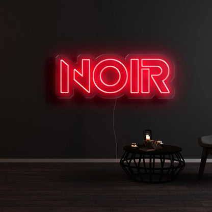 Noir Led Neon Sign | Shineneon