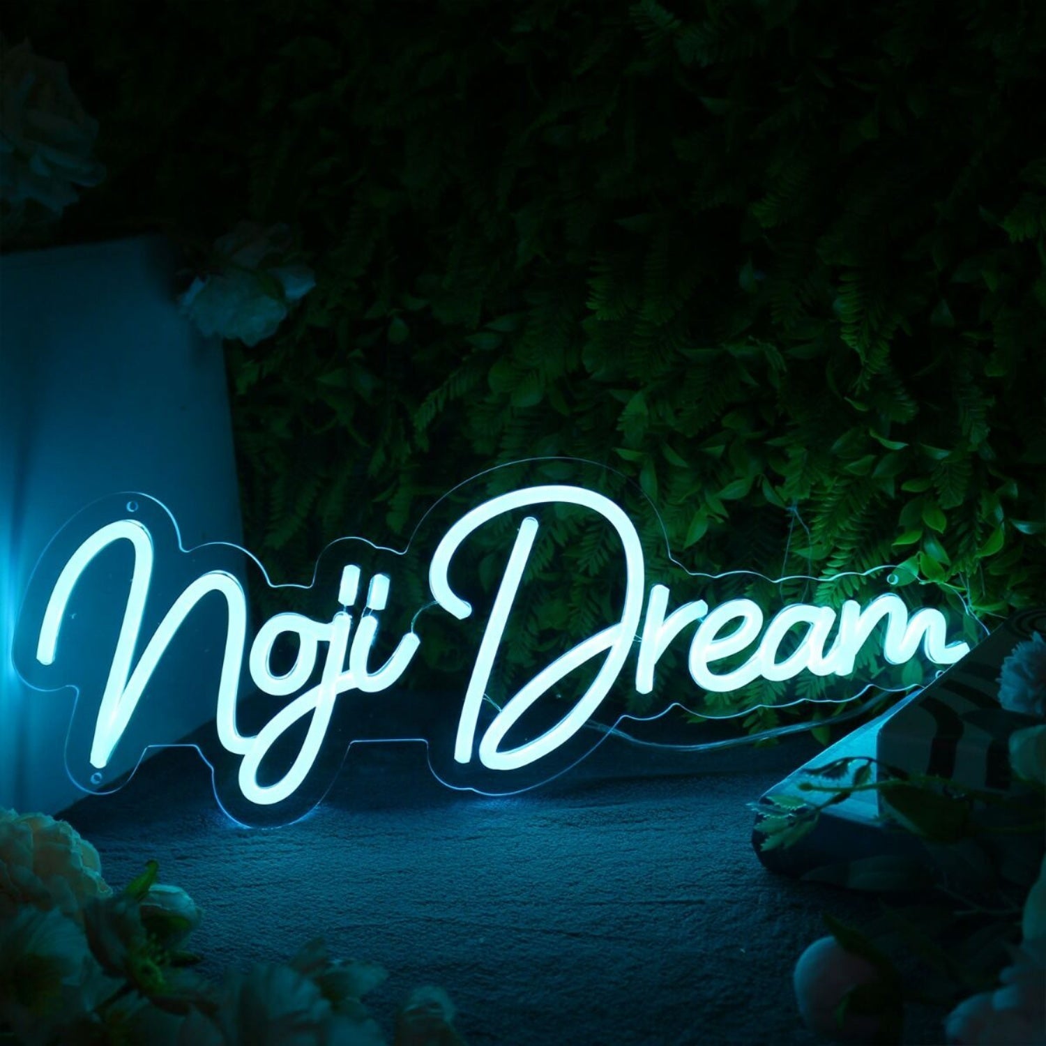 Noji Dream Blue Led Neon Sign - Shineneon