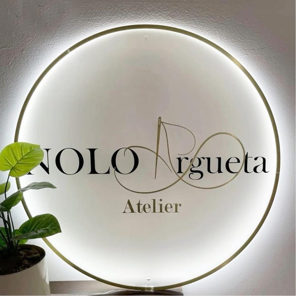 Nolo Argueta Acrylic Business Logo Sign - Shineneon