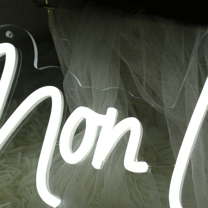 Non Lo So White Led Neon Sign - Shineneon