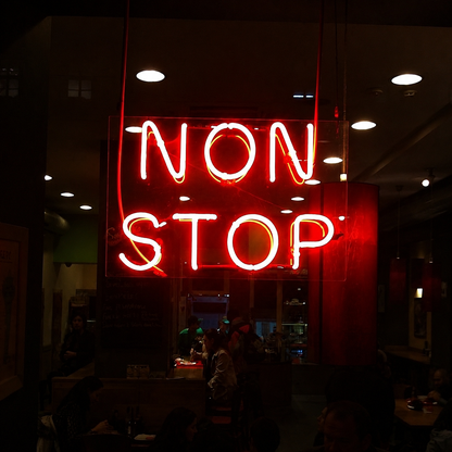 Non Stop LED Neon Sign - 01 Original Product Image
