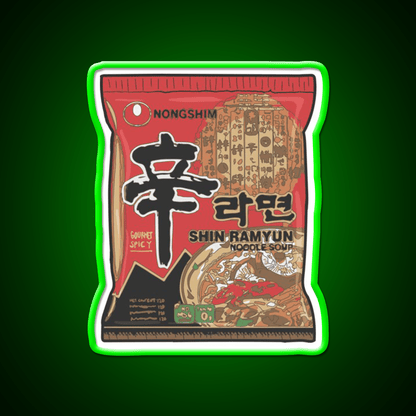 Nong Shim Ramyun Snack Food Led Neon Sign Rgb Color - Shineneon