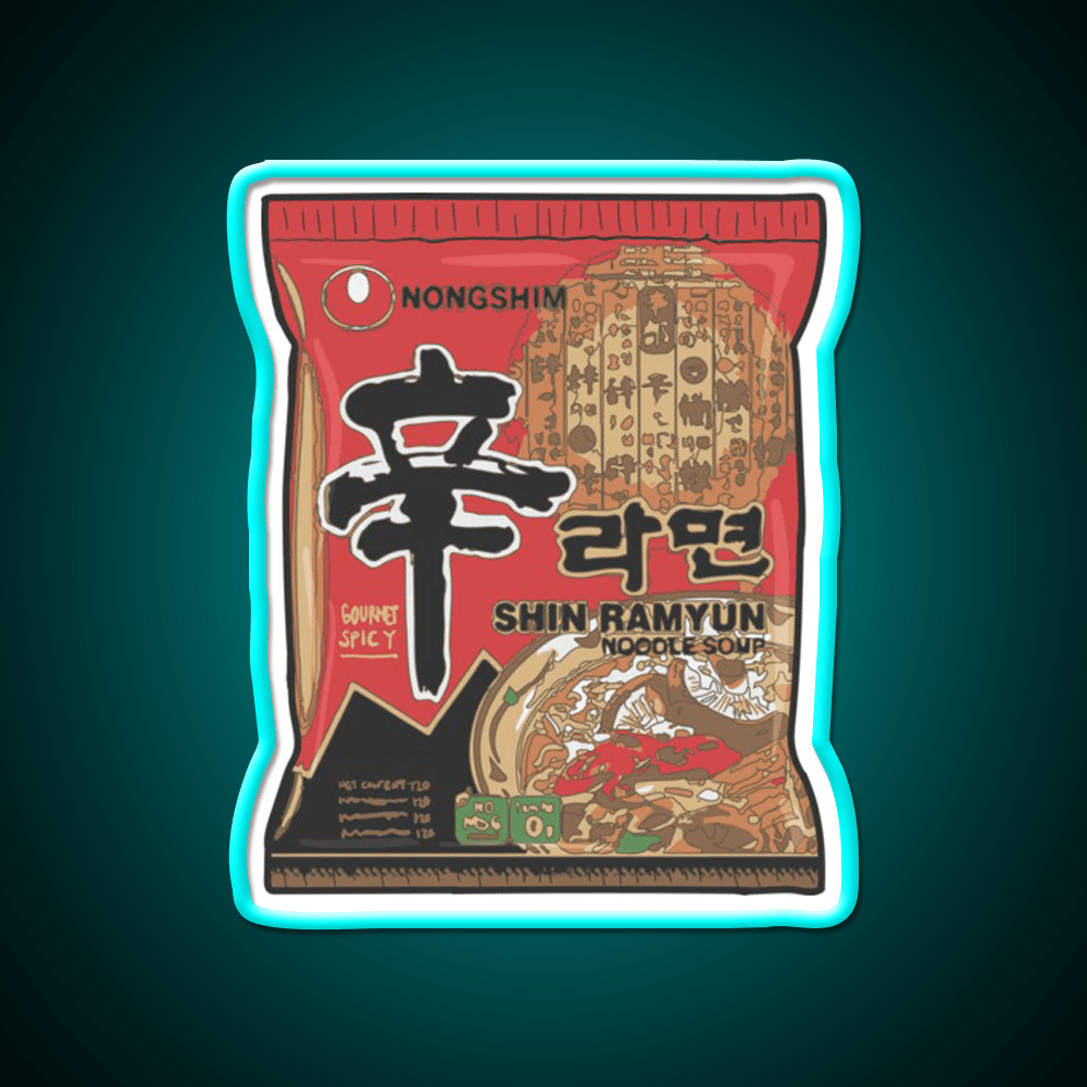Nong Shim Ramyun Snack Food Led Neon Sign Rgb Color - Shineneon