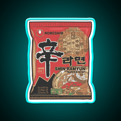 Nong Shim Ramyun Snack Food Led Neon Sign Rgb Color - Shineneon