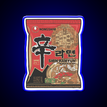 Nong Shim Ramyun Snack Food Led Neon Sign Rgb Color - Shineneon