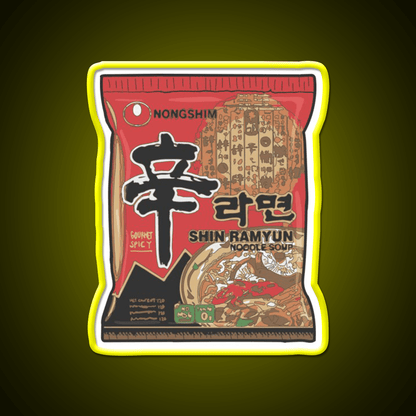 Nong Shim Ramyun Snack Food Led Neon Sign Rgb Color - Shineneon