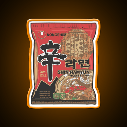 Nong Shim Ramyun Snack Food Led Neon Sign Rgb Color - Shineneon