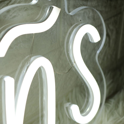 Nons White Led Neon Sign - Shineneon